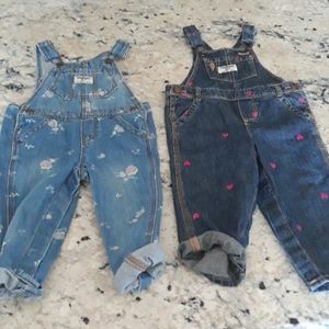 2 sets of overalls